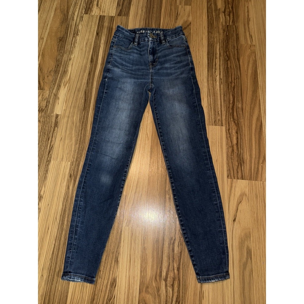 American Eagle Women's 000 Short Jeans Curvy Hi-Rise Jegging Next Level Stretch